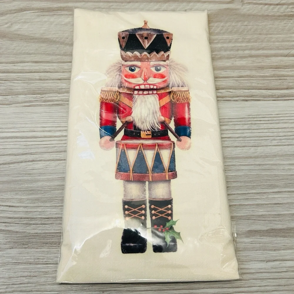 🥁 Nutcracker Artisan Flour Sack Towel 100% Egyptian Cotton Vintage NWT